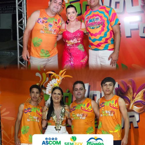 A SEMJUV esteve em Colinas nesta última sexta-feira (30), participando do bloco “Só Vou Se Você