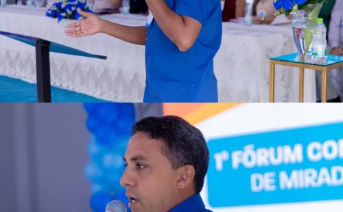 A Secretaria Municipal de Saúde participou do 1º Fórum Comunitário de Mirador – Selo UNICEF 2025